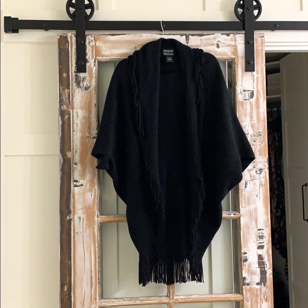 Cozy slouchy sweater poncho